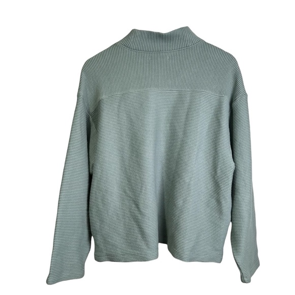 Madewell Women’s M Sage Funnelneck Drop-Shoulder Knit Sweater Top Style#NI096 - Picture 2 of 8